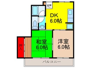 高木ﾏﾝｼｮﾝの物件間取画像